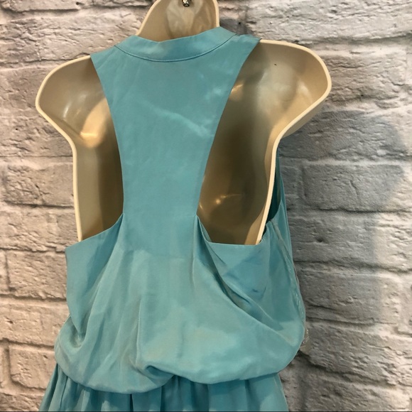 NWT Rory Beca Neptune Riviera Silk Flounce Dress - Picture 8 of 16